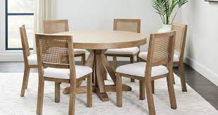 lily 7 piece dining table chairs