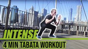 4 minute tabata workout routine to get