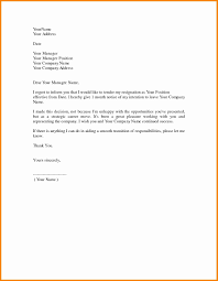 Resignation Letter Template Word Format Copy Short Resume And Formal