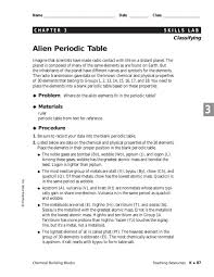 3 3 skills lab alien periodic table