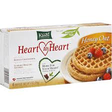 kashi heart to heart waffles honey oat