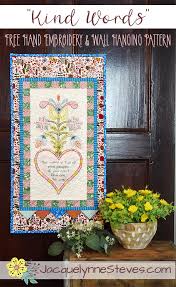 Free Embroidery Wall Hanging Pattern