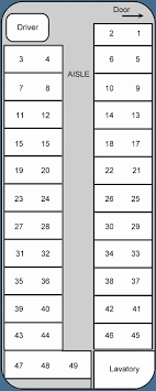 Bus Seating Chart Bus Seat Plan Coach Bus Seating Chart