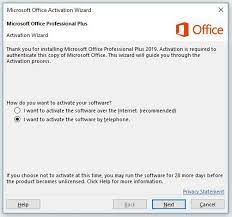 office 2019 activation guide