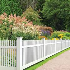 White Vinyl Un Assembled Fence Panel