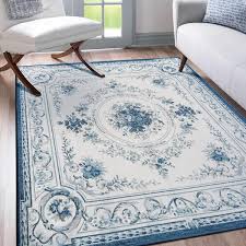 my magic carpet aubusson blue 5 ft x 7