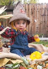 little scarecrow baby halloween costume