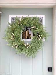 How To Hang A Wreath On A Glass Door