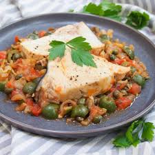 sicilian swordfish with olives and