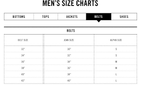 Esklusif Dari Us Levis Size Charts