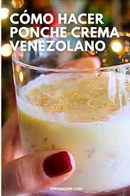 ponche crema venezolano espeso y cremoso