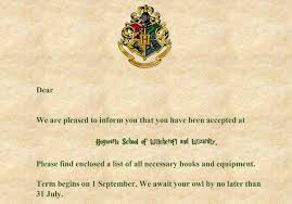 Fans of all things harry potter will love a party invitation in the style of a hogwarts acceptance letter. It S Time Where To Make Your Personal Hogwarts Acceptance Letter