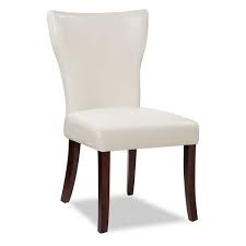 wing parsons chair white bonded