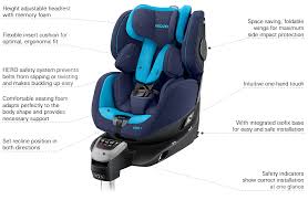 Recaro Zero 1 Car Seat Xenon Blue