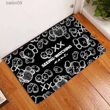 carpets k kaws floor mats kitchen mat