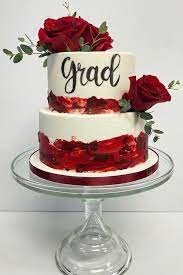 Maroon And White College Graduation Cakes Graduation Cake For A Young  gambar png