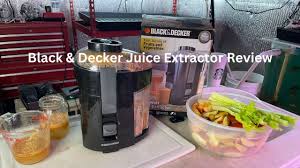 black and decker juice extractor review