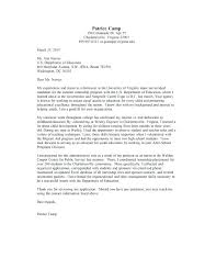 Cover Letter For Summer Internship In Accounting College Internship