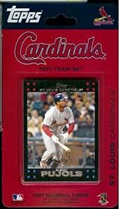 Over 125 different 2007 topps update baseball cards currently available! Amazon Com 2007 Topps St Louis Cardinals Limited Edition Baseball Cards Team Set Set Of 14 Includes Albert Pujols Scott Rolen Jason Isringhausen So Taguchi Jim Edmonds Chris Duncan Yadier Molina Anthony Reyes