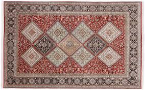 9x6 geometric tile kashmir persian rug