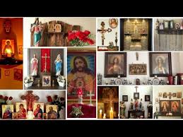 how to setup catholic altar at home