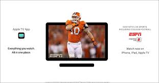 Live sports apps are application that helps you to stay updated with important news, scores. Apple Tv App Now Supporting Live Sports On The Espn App Espn Front Row