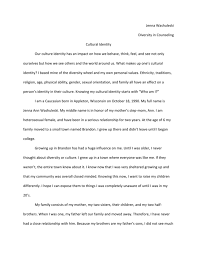 A reflection paper is rather easy to write. Cultural Identity Reflection Paper