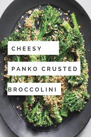 These Broccolini Spears Get Coated In A Cheesy Panko Crust