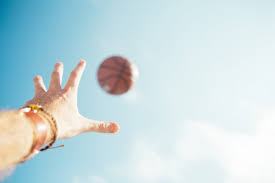 basketball hand sky free
