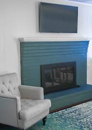 How To Paint A Brick Fireplace The