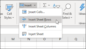 columns in pivot tables