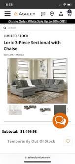 Gray 3 Pce Sectional Sofa Free Delivery