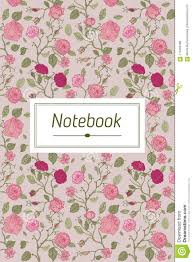 Abstract Cover Design With Floral Pattern Title Page