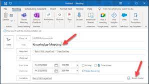 how to schedule a meeting with outlook