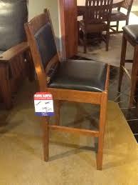 stickley upholstered back bar stool