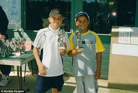 Последние твиты от norlaila kyrgios (@norlailakyrgios). From Chubby Ball Boy To Wimbledon Wildcard Nick Kyrgios Was A Lazy Young Player Who Developed A Powerful Shot So He Didn T Have To Run Now Australia S Newest Tennis Star Faces Rafael