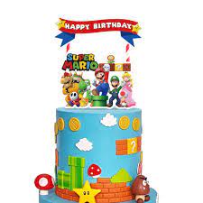 Follow me if you like this! Amazon Com Decorations For Super Mario Cake Topper Cupcake Toppers Birthday Party Supplies Decor Toys Games