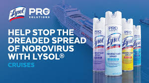 norovirus with lysol cruises
