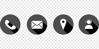 mail icon phone icon map icon