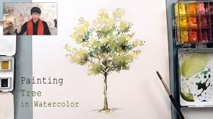 How To Paint A Tree In Watercolor Easy