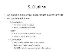 Essay Outline Example Essay Outline For Essay Outline Template