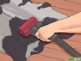 General maintenance includes vacuuming and occasional cleaning with water, but if you want to know how to clean cowhide rug in more severe. 3 Ways To Clean A Cowhide Rug Wikihow