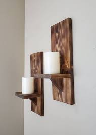 Wood Wall Sconce Candle Wall Sconce