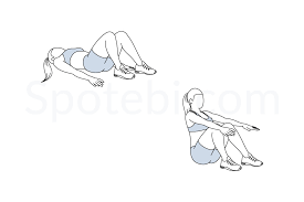 Sit Up Illustrated Exercise Guide