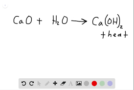 calcium oxide is sometimes very