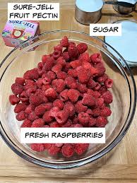 low sugar raspberry freezer jam sula