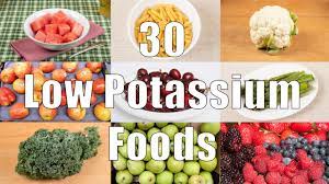 30 low potium foods 700 calorie