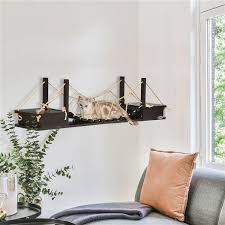 Pawhut Wall Mounted Cat Tree D30