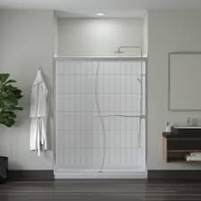 S Cut Sliding Tub And Shower Doors