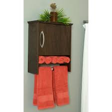wall cabinet with towel bar 7 inch